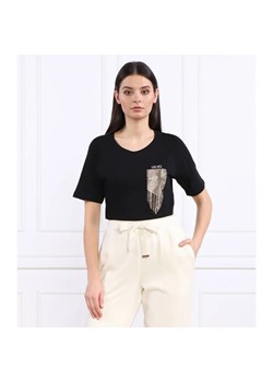 Liu Jo Sport T-shirt | Regular Fit ze sklepu Gomez Fashion Store w kategorii Bluzki damskie - zdjęcie 163975822