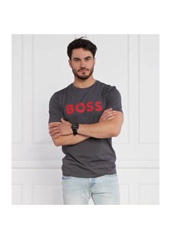 BOSS ORANGE T-shirt Thinking 1 | Regular Fit ze sklepu Gomez Fashion Store w kategorii T-shirty męskie - zdjęcie 163975922