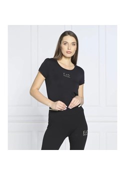 EA7 T-shirt | Regular Fit ze sklepu Gomez Fashion Store w kategorii Bluzki damskie - zdjęcie 163976460