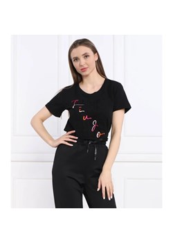 Liu Jo Sport T-shirt | Regular Fit ze sklepu Gomez Fashion Store w kategorii Bluzki damskie - zdjęcie 163976600