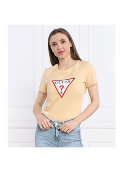 GUESS T-shirt ORIGINAL | Regular Fit ze sklepu Gomez Fashion Store w kategorii Bluzki damskie - zdjęcie 163977120