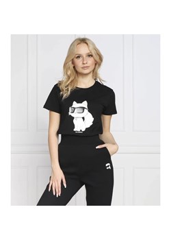 Karl Lagerfeld T-shirt ikonik 2.0 choupette | Regular Fit ze sklepu Gomez Fashion Store w kategorii Bluzki damskie - zdjęcie 163977122