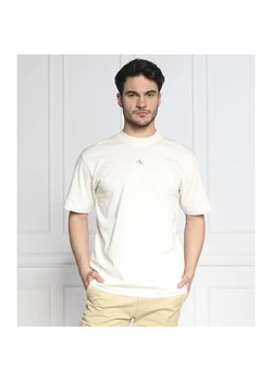 CALVIN KLEIN JEANS T-shirt ARCHIVAL MONOLOGO | Regular Fit ze sklepu Gomez Fashion Store w kategorii T-shirty męskie - zdjęcie 163977170