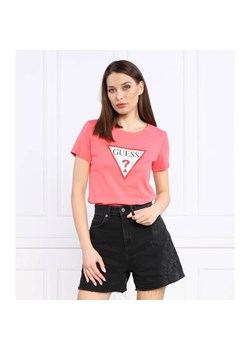 GUESS T-shirt ORIGINAL | Regular Fit ze sklepu Gomez Fashion Store w kategorii Bluzki damskie - zdjęcie 163977312