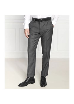 BOSS BLACK Wełniane spodnie H-Genius-MM-224 | Slim Fit ze sklepu Gomez Fashion Store w kategorii Spodnie męskie - zdjęcie 163977494