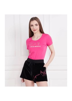EA7 T-shirt | Regular Fit ze sklepu Gomez Fashion Store w kategorii Bluzki damskie - zdjęcie 163977733