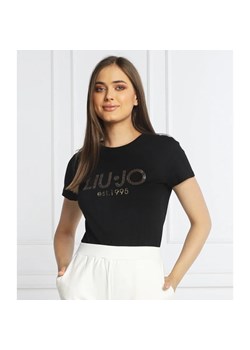 Liu Jo T-shirt | Regular Fit ze sklepu Gomez Fashion Store w kategorii Bluzki damskie - zdjęcie 163978364