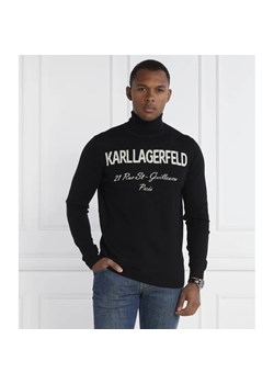 Karl Lagerfeld Wełniany golf knit | Regular Fit ze sklepu Gomez Fashion Store w kategorii Swetry męskie - zdjęcie 163978411