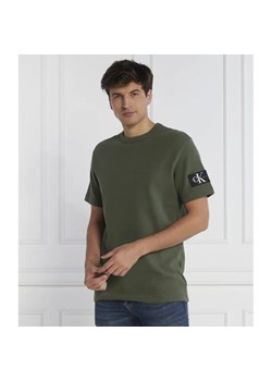 CALVIN KLEIN JEANS T-shirt BADGE WAFFLE | Regular Fit ze sklepu Gomez Fashion Store w kategorii T-shirty męskie - zdjęcie 163979050