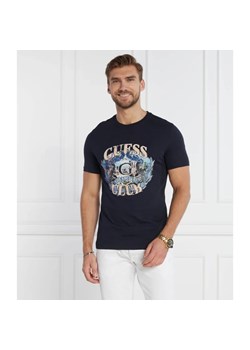 GUESS T-shirt SS CN MULTI LOGO | Slim Fit ze sklepu Gomez Fashion Store w kategorii T-shirty męskie - zdjęcie 163979253