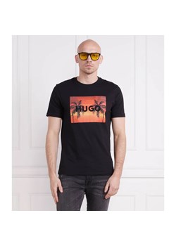 HUGO T-shirt Dulive | Regular Fit ze sklepu Gomez Fashion Store w kategorii T-shirty męskie - zdjęcie 163979320