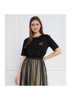 Liu Jo Sport T-shirt | Regular Fit ze sklepu Gomez Fashion Store w kategorii Bluzki damskie - zdjęcie 163979533