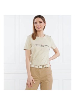 Tommy Hilfiger T-shirt | Regular Fit ze sklepu Gomez Fashion Store w kategorii Bluzki damskie - zdjęcie 163979690
