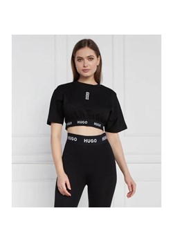HUGO T-shirt Dalexi | Cropped Fit ze sklepu Gomez Fashion Store w kategorii Bluzki damskie - zdjęcie 163979952