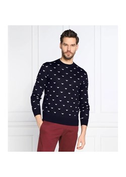 Emporio Armani Wełniany sweter | Regular Fit ze sklepu Gomez Fashion Store w kategorii Swetry męskie - zdjęcie 163980090