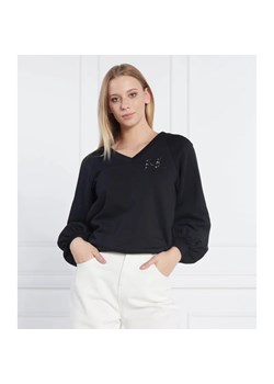 Karl Lagerfeld Bluza Puffy Sleeve | Regular Fit ze sklepu Gomez Fashion Store w kategorii Bluzy damskie - zdjęcie 163980190