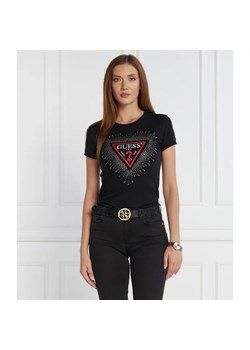 GUESS T-shirt STAR TRIANGLE | Regular Fit ze sklepu Gomez Fashion Store w kategorii Bluzki damskie - zdjęcie 163980404