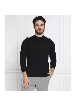 Emporio Armani Wełniany sweter ze sklepu Gomez Fashion Store w kategorii Swetry męskie - zdjęcie 163980843