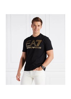 EA7 T-shirt | Regular Fit ze sklepu Gomez Fashion Store w kategorii T-shirty męskie - zdjęcie 163980851