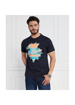 GUESS T-shirt SS CN CALIFORNIA FLO | Regular Fit ze sklepu Gomez Fashion Store w kategorii T-shirty męskie - zdjęcie 163981091