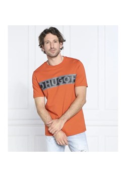 HUGO T-shirt Dinotto | Regular Fit ze sklepu Gomez Fashion Store w kategorii T-shirty męskie - zdjęcie 163981323
