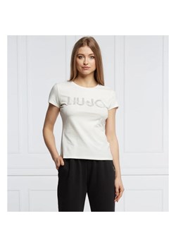 Liu Jo Sport T-shirt | Regular Fit ze sklepu Gomez Fashion Store w kategorii Bluzki damskie - zdjęcie 163981411