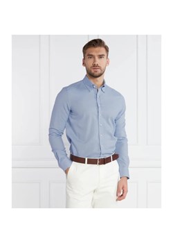Oscar Jacobson Koszula Short BD Brushed Flannel | Slim Fit ze sklepu Gomez Fashion Store w kategorii Koszule męskie - zdjęcie 163981484