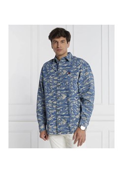 Tommy Jeans Koszula TIGER CAMO | Regular Fit | denim ze sklepu Gomez Fashion Store w kategorii Koszule męskie - zdjęcie 163981743
