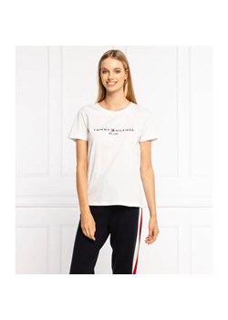 Tommy Hilfiger T-shirt | Regular Fit ze sklepu Gomez Fashion Store w kategorii Bluzki damskie - zdjęcie 163982434