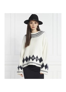 Tommy Hilfiger Sweter | Oversize fit | z dodatkiem wełny ze sklepu Gomez Fashion Store w kategorii Swetry damskie - zdjęcie 163983253