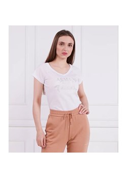 Armani Exchange T-shirt | Regular Fit ze sklepu Gomez Fashion Store w kategorii Bluzki damskie - zdjęcie 163983261
