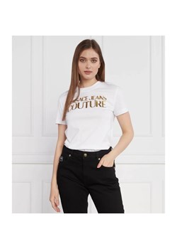 Versace Jeans Couture T-shirt | Regular Fit ze sklepu Gomez Fashion Store w kategorii Bluzki damskie - zdjęcie 163983722