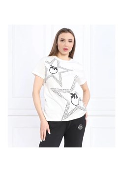 Pinko T-shirt ACQUASPARTA | Regular Fit ze sklepu Gomez Fashion Store w kategorii Bluzki damskie - zdjęcie 163983990