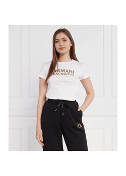 Armani Exchange T-shirt | Regular Fit ze sklepu Gomez Fashion Store w kategorii Bluzki damskie - zdjęcie 163984010