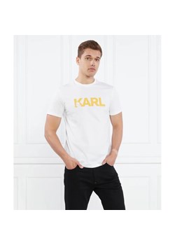 Karl Lagerfeld T-shirt karl logo | Regular Fit ze sklepu Gomez Fashion Store w kategorii T-shirty męskie - zdjęcie 163984553