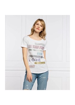 Liu Jo Sport T-shirt | Regular Fit ze sklepu Gomez Fashion Store w kategorii Bluzki damskie - zdjęcie 163984920