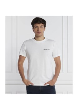 CALVIN KLEIN JEANS T-shirt LOGO TAPE | Regular Fit ze sklepu Gomez Fashion Store w kategorii T-shirty męskie - zdjęcie 163985162