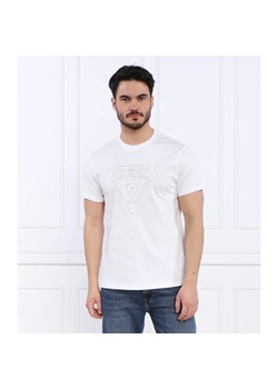GUESS T-shirt MOISEY | Regular Fit ze sklepu Gomez Fashion Store w kategorii T-shirty męskie - zdjęcie 163985532