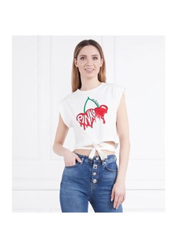 Pinko T-shirt | Cropped Fit ze sklepu Gomez Fashion Store w kategorii Bluzki damskie - zdjęcie 163985723