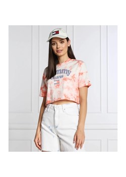 Tommy Jeans T-shirt | Cropped Fit ze sklepu Gomez Fashion Store w kategorii Bluzki damskie - zdjęcie 163985730