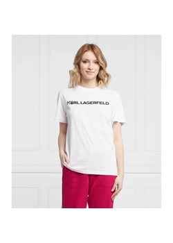 Karl Lagerfeld T-shirt | Regular Fit ze sklepu Gomez Fashion Store w kategorii Bluzki damskie - zdjęcie 163985824