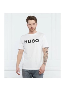 HUGO T-shirt Dulivio | Regular Fit ze sklepu Gomez Fashion Store w kategorii T-shirty męskie - zdjęcie 163985970