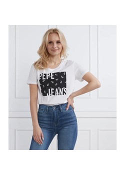 Pepe Jeans London T-shirt LUCIE | Slim Fit ze sklepu Gomez Fashion Store w kategorii Bluzki damskie - zdjęcie 163986064
