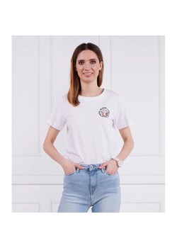Pepe Jeans London T-shirt ONIX | Regular Fit ze sklepu Gomez Fashion Store w kategorii Bluzki damskie - zdjęcie 163986210