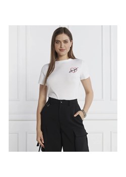 HUGO T-shirt Classic | Regular Fit ze sklepu Gomez Fashion Store w kategorii Bluzki damskie - zdjęcie 163986250