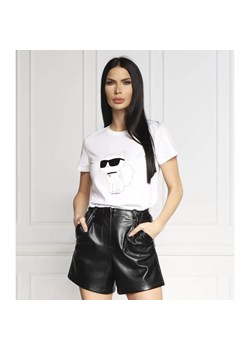 Karl Lagerfeld T-shirt ikonik 2.0 choupette | Regular Fit ze sklepu Gomez Fashion Store w kategorii Bluzki damskie - zdjęcie 163986273