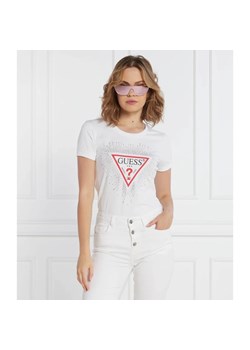 GUESS T-shirt STAR TRIANGLE | Regular Fit ze sklepu Gomez Fashion Store w kategorii Bluzki damskie - zdjęcie 163986570