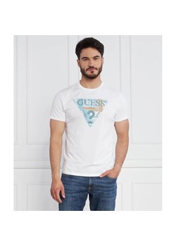 GUESS T-shirt SS BSC MOSAIC TRI LO | Slim Fit ze sklepu Gomez Fashion Store w kategorii T-shirty męskie - zdjęcie 163987070