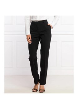 BOSS BLACK Wełniane spodnie Tamea | Regular Fit ze sklepu Gomez Fashion Store w kategorii Spodnie damskie - zdjęcie 164318390