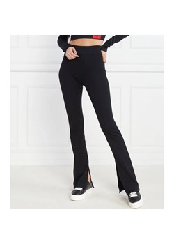 HUGO Spodnie Nelessa | Slim Fit ze sklepu Gomez Fashion Store w kategorii Spodnie damskie - zdjęcie 164321560